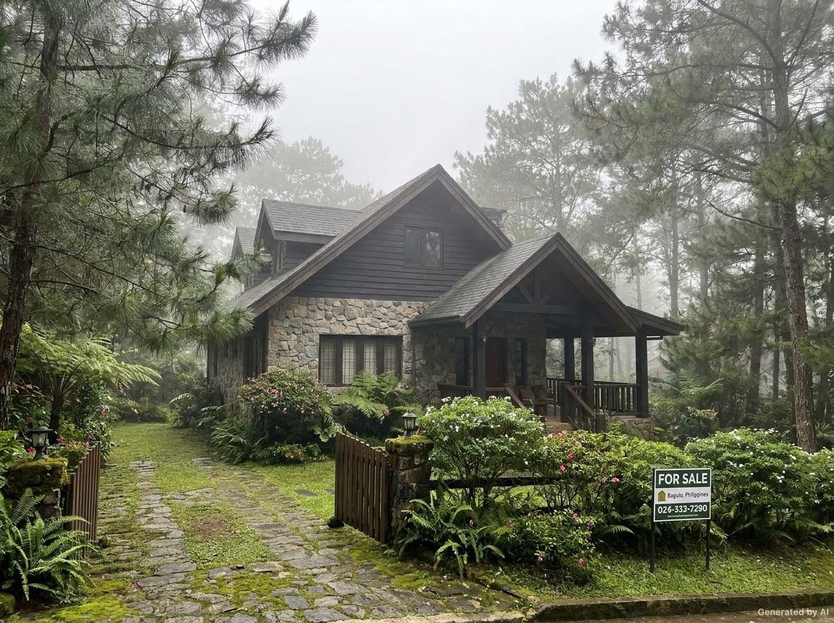 Rest House with Pine Garden in Baguio